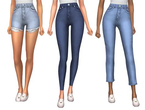 Sims Cc Hotspot Greenllamas The Jeans Set Greenllamas I Hot Sex Picture