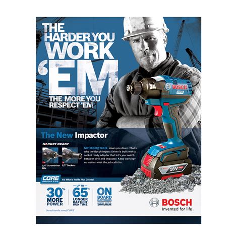 Bosch Wireless Power Tools Advertisement Design Inspiration 65934