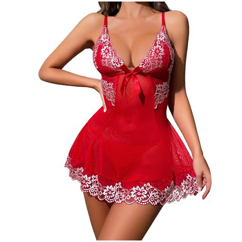 Gersome Sexy Lingerie For Women Lace Lingerie Babydoll Sexy Chemise