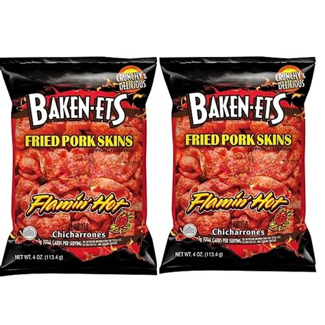 Comprar BAKEN ETS Crunchy Delicious CHICHARRONES FLAMIN HOT