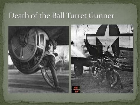 PPT - Death of the Ball Turret Gunner PowerPoint Presentation - ID:2458369