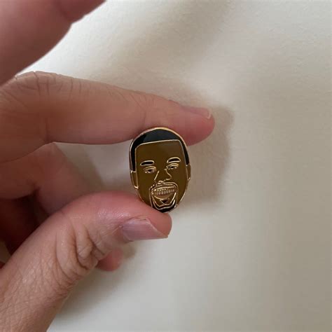 Funny Kanye West Enamel Pin Luxury Accessories On Carousell