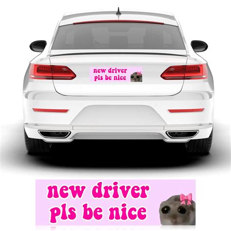 YANHAIGONG Car Stickers with Funny Sayings,Car Stickers and Decals Funny,New Driver Car Stickers ...