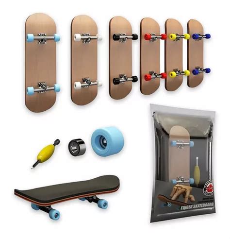 Fingerboard Skate Dedo Profissional De Madeira Rolamento Frete Gr Tis