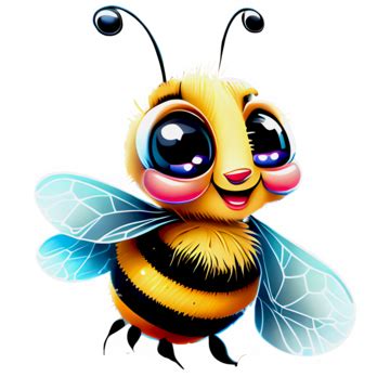 Linda Abeja De Miel Con Cara Sonriente Png Miel De Abeja Cara