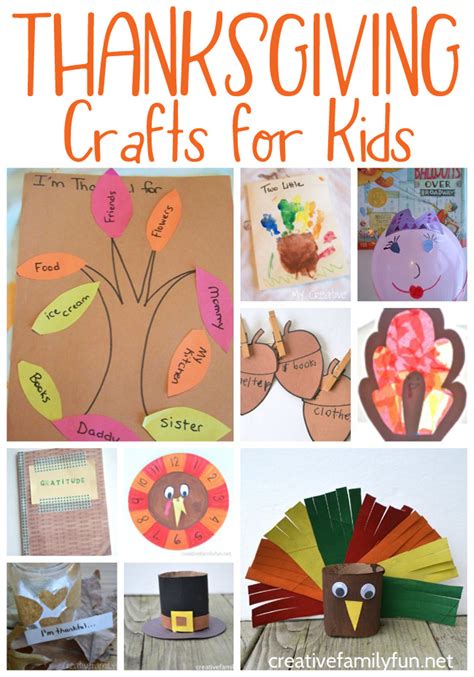 Thanksgiving Crafts for Kids - Creative Family Fun