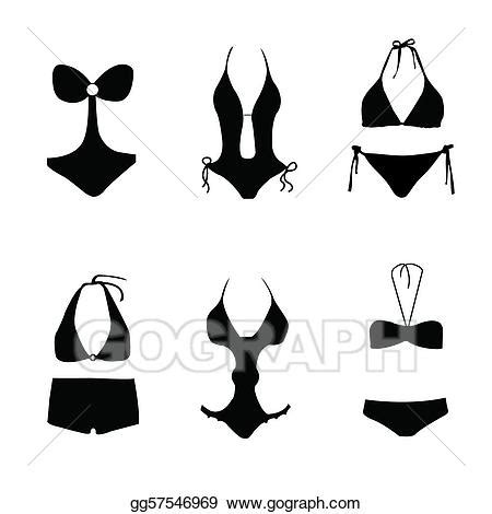Bikini Clipart Black And White Picture Bikini Clipart Black