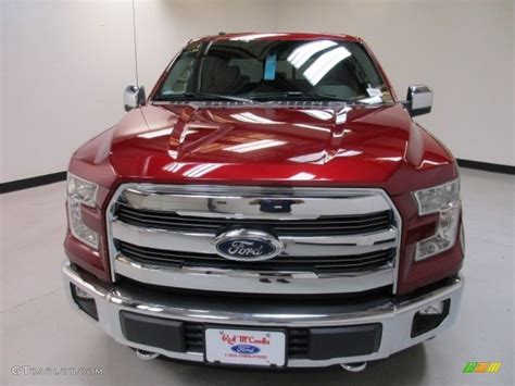 2016 Ruby Red Ford F150 Lariat Supercrew 4x4 112893368 Photo 3