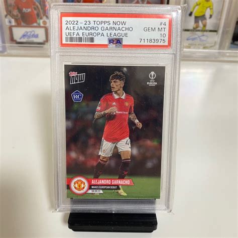 Topps Garnacho Rc Psa Shopee Thailand