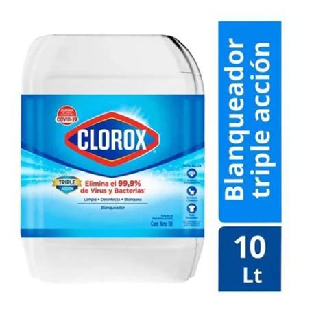 Blanqueador Desinfectante Clorox Líquido Concentrado 10l MercadoLibre