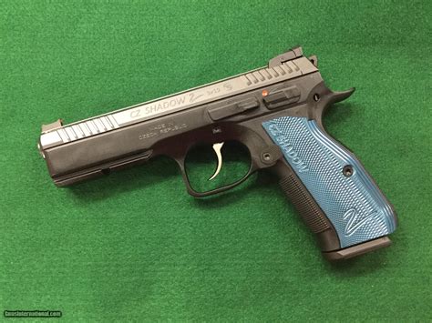 CZ Shadow 2 Blue Grip 9mm