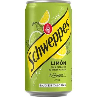 Refresco de limón original con gas lata 25 cl SCHWEPPES