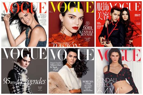 Kendall Jenner Vogue Magazine Cover List