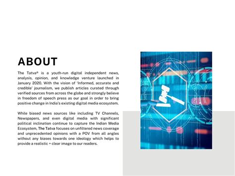 The Tatva® is a youth-run digital independent news platform. | PDF