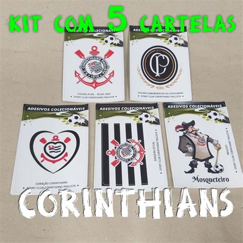 Adesivo Time Futebol Kit Cartelas X Em Vinil Elo