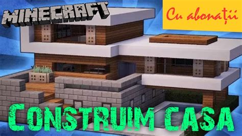 Live România Minecraft cu abonații Construim casa YouTube