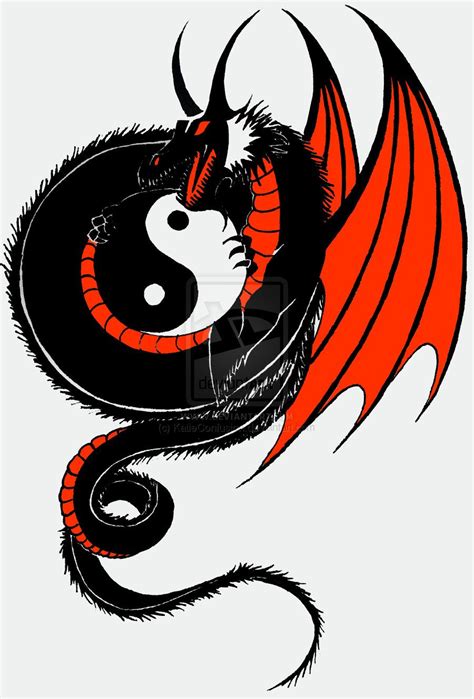 Yin Yang Dragon Dragon Artwork Dragon Yin Yang Tattoo Yin Yang Art