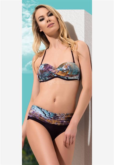 NBB Kaplı Drapeli Bikini 50553 Giycem