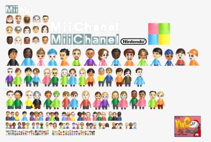 Transparent Mii Png - Wii Menu Mii Channel, Png Download - kindpng