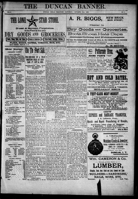 The Duncan Banner. (Duncan, Indian Terr.), Vol. 2, No. 7, Ed. 1