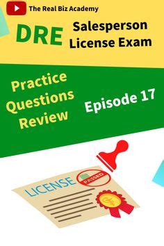 170 DRE License Exam Practice Questions Reviewed Ideas California