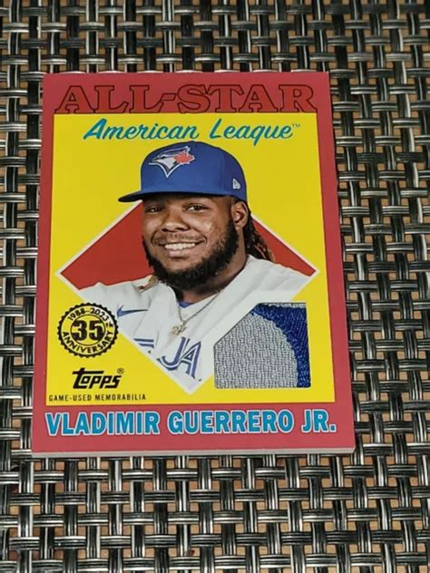 2023 TOPPS SERIES 2 All Star Relic Red 25 SP 88ASR VG Vladimir