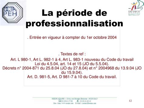 Ppt La Professionnalisation Powerpoint Presentation Free Download