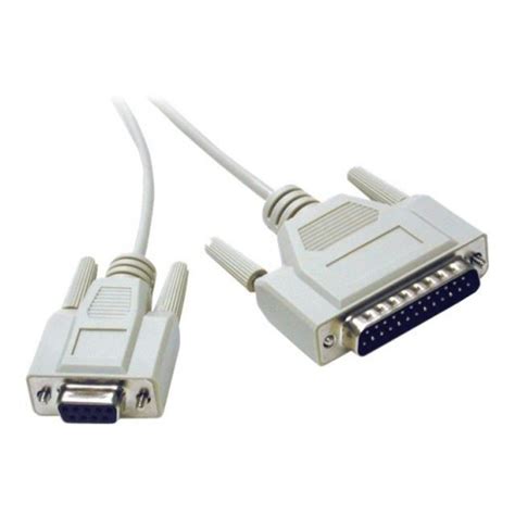 C2G Cable de módem nulo DB 25 M DB 9 H 1 m 81422 kiwiku