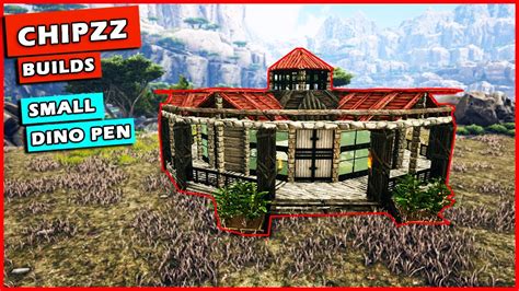 Ark How To Build A Small Dino Pen No Clip Enabled Building