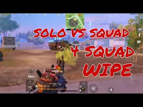 Wipe Out Two Squad At Same Time In Pubg Mobile Solo Vs Squad Pubg