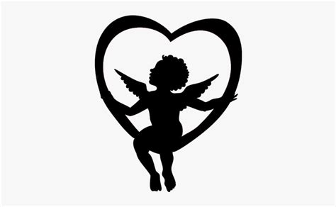 Transparent Cupid Heart Clipart, Cupid Heart Png Image - Valentines Day ...