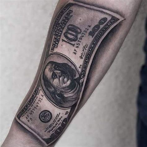 Tattoo 100 Dollar Bill