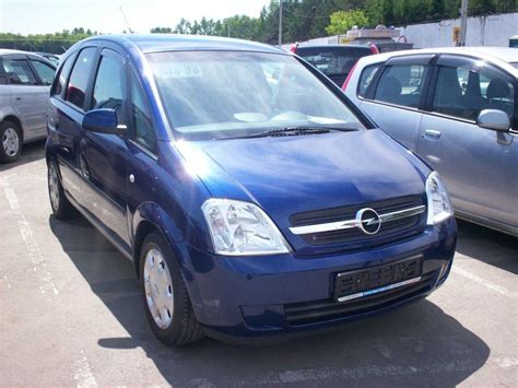 2004 Opel Meriva specs, Engine size 1.6l., Fuel type Gasoline, Drive ...