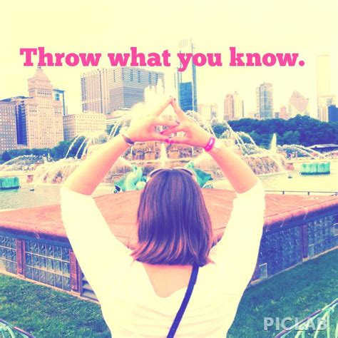 Throw What You Know Delta Zeta