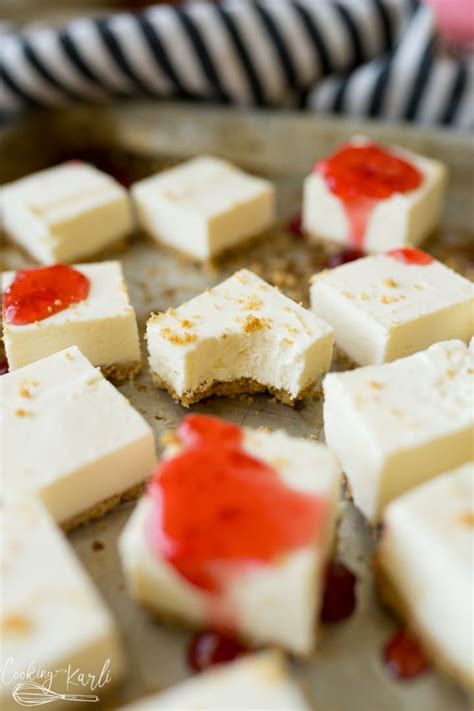 Cheesecake Bites Are A Super Simple No Bake Dessert For A Crowd With Only A Handful Of Ingr