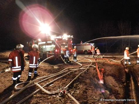 Nachbarschaftliche L Schhilfe Scheunenbrand In Neuenkirchen Bieste