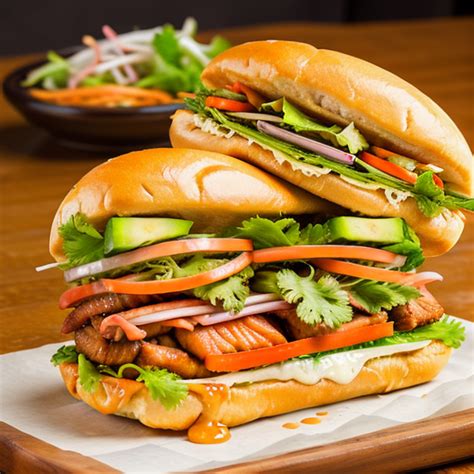 Traditional Vietnamese Banh Mi Sandwich - VEGADU