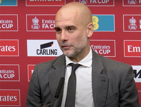 Pep Guardiola Reveals The Mistake He Made In Man Citys Fa Cup Final