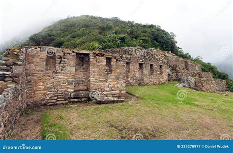 Choquequirao Inca Ruins Cuzco Ou Regi O C Bica De Peru Imagem De Stock