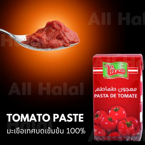 Tomato Paste Tetra Pak معجون الطماطم มะเขือเทศบด ในกล่อง 100 135g