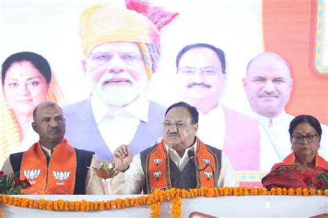 Honble Bjp National President Shri Jp Nadda Ji While Launching