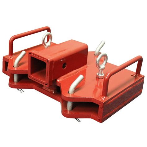 Titan Attachments Forklift Hitch and Receiver for Dual Forks 2 ...