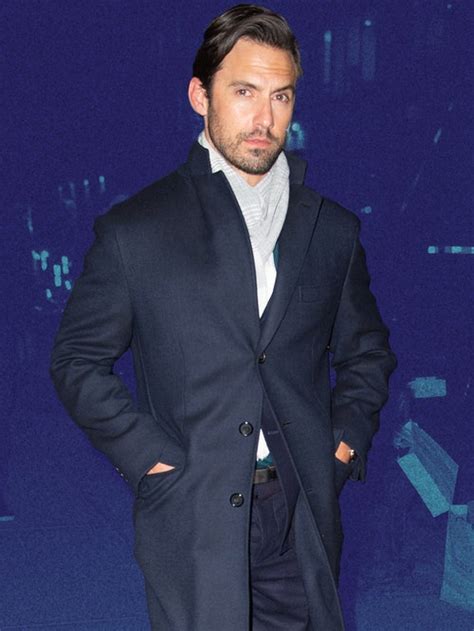 Milo Ventimiglia Knows All the Ways to Wear a Navy Topcoat | GQ