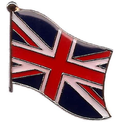 Pack Of 3 United Kingdom Single Flag Lapel Pins British Pin Badge