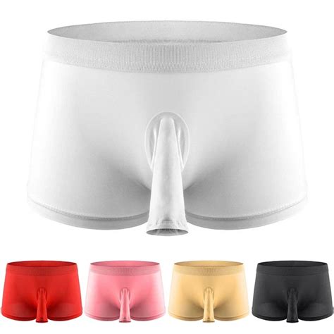LINGERIE SEXY POUR Hommes Troncs Brefs Boxer En Maille Transparente Malles Nez D EUR