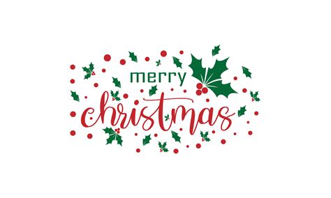 Merry Christmas Text To Greeting Card Vector Art At Vecteezy