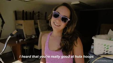 remy lacroix chilling  hula hooping scrolller