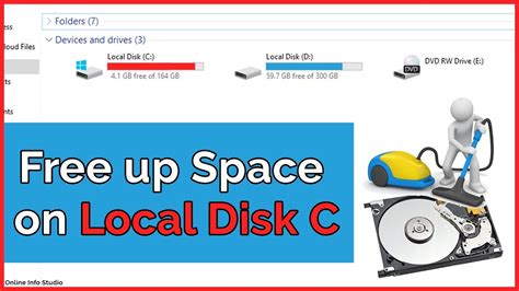 How To Free Up Space On Local Disk C Clean C Drive On Pc Windows 10