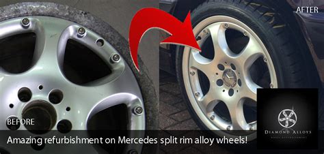 Mercedes Split Rim Alloy Wheels Get A New Lease Of Life Diamond Alloys