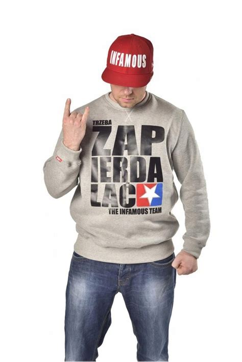 Bluza crewneck M TRZEBA ZAPIERDALAĆ INFAMOUS 7853782120 oficjalne